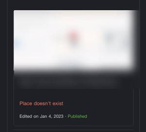 Business doesn't exist on Google Business Profile