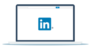 White laptop screen with 