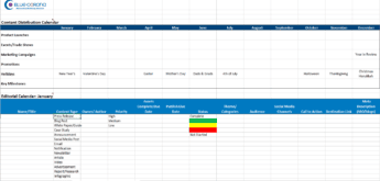 how to make a calendar for all stages in the marketing funnel